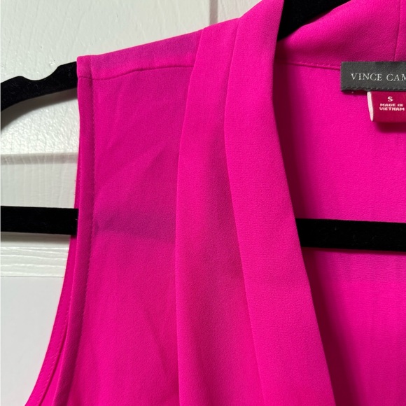 Vince Camuto Top, S, Fuschia, sleeveless V Neck NWOT - Picture 9 of 14